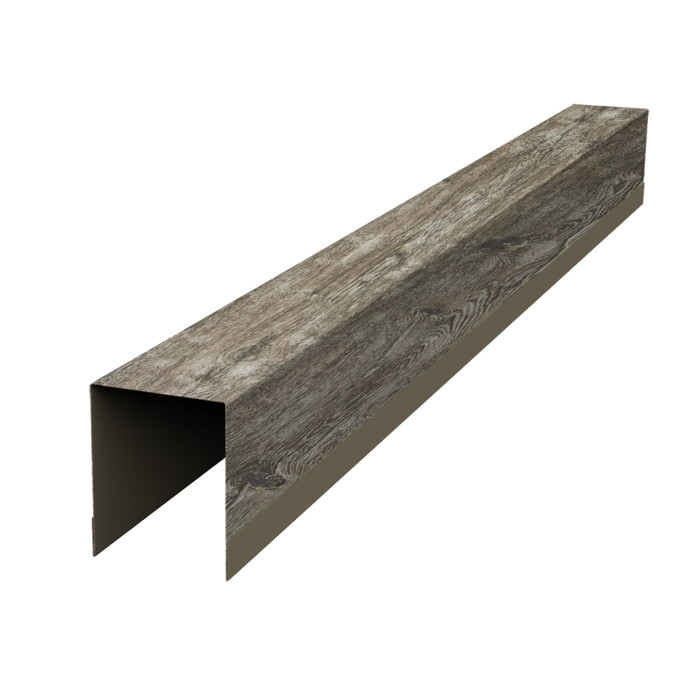 Планка опорная составная внутренняя для забора жалюзи Palermo 0,45 Print Elite Nordic Wood TwinColor (1,8м)
